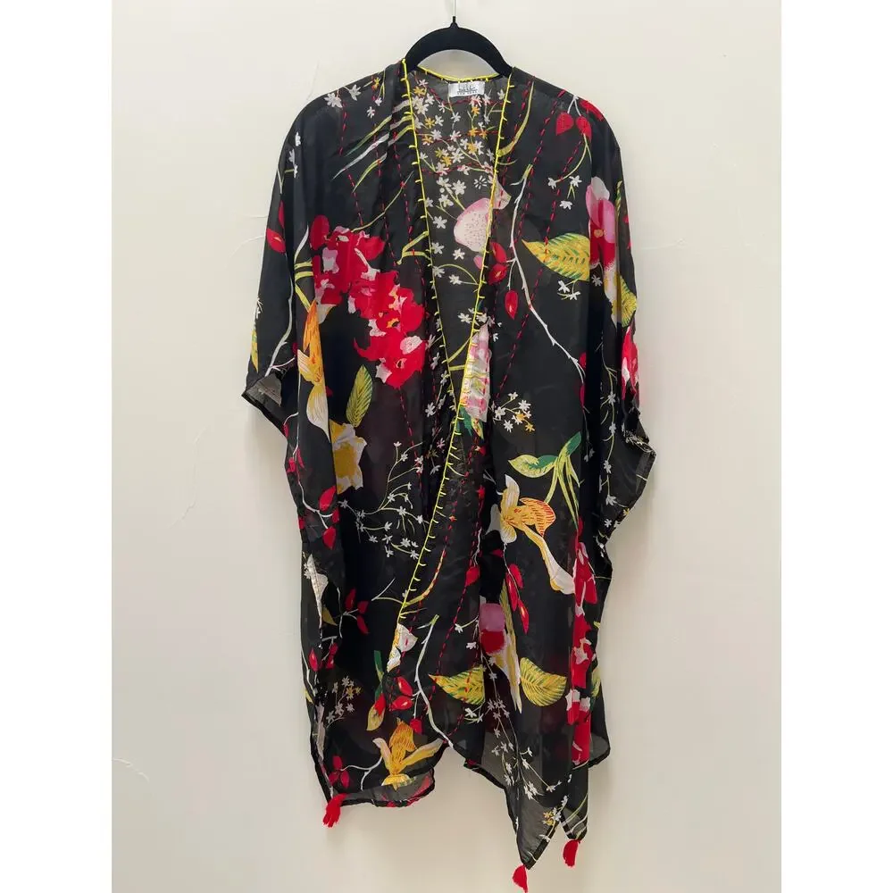 Nicole Miller Floral Kimono